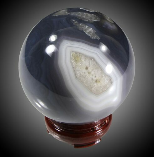 Polished Brazilian Agate Sphere #31350
